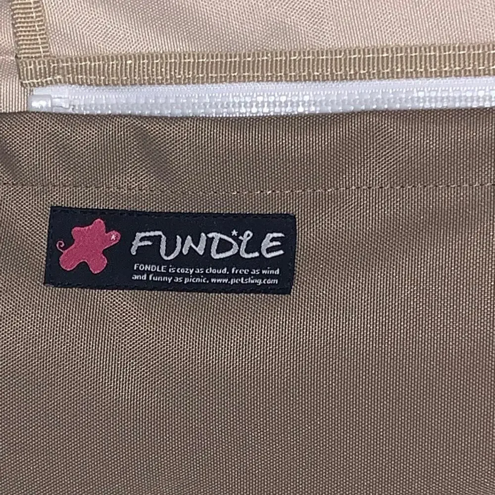 New Fundle Communion Pocket Pet Sling Carrier Bag Standard Size 0-11 lb Beige